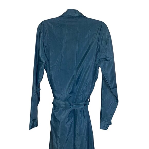 Smitties By Enro Vintage Mens Robe Size Large Blue Belted Pockets Casual - Picture 3 of 10